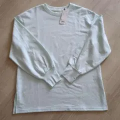 新品タグ付き　GU レディース 長袖 M ライトグリーン