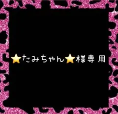 ⭐たみちゃん⭐様専用出品✦.*