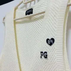 PEARLY GATES アイボリー ニットベスト サイズ1