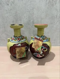 ヴィンテージ》沖縄 酒器 抱瓶（ダチビン） 菊印 新垣製陶所 - メルカリ