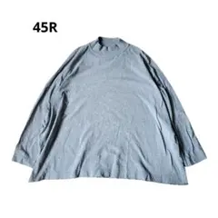 45R 天竺のヨックネックビッグスリットTシャツのサムネイル