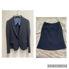 美品【THE SUIT COMPANY】スーツ上下セット ネイビー