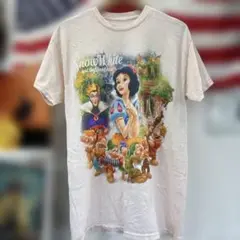 激レアディズニープリンセス　00s スノーホワイトと七人の小人 Tシャツ