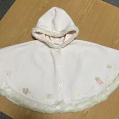 ファミリアピンク　ベビーケープ　防寒着