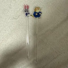 ２本セット ズートピア　オーマイカフェ マドラー セット