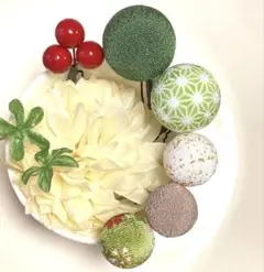 和玉 ５本セット　髪飾り　成人式　卒業式　七五三　結婚式　ちょい足し