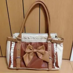 フリルリボンつきバッグ
