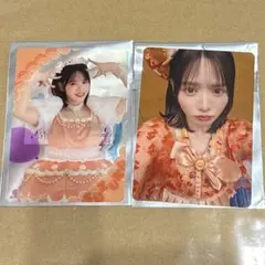 鎮西寿々歌　クリア　トレカ　2枚セット
