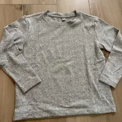 【UNIQLO】グレー 長袖カットソー 120cm ニット