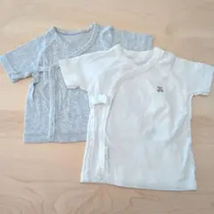 短肌着 2枚セットユニクロ　プティマイン