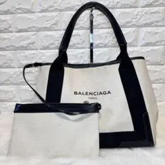 美品】BALENCIAGA トートバッグ ホワイト/ネオンイエロー - メルカリ