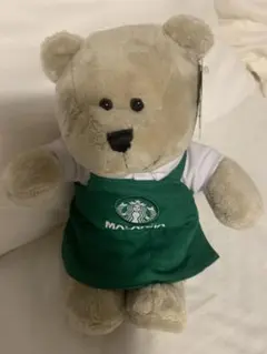 カンボジア限定】スターバックス ベアリスタ タグ付 ぬいぐるみ ベア