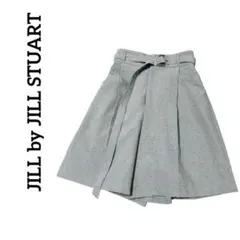 【美品】JILL by JILL STUART ベルト付きタックハーフパンツ