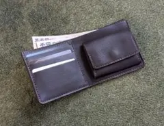 2つ折り財布/本革/牛革/レザークラフト
