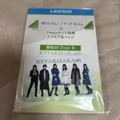 欅坂46 LAWSON ポンタカード特典 スクエア缶バッジ - メルカリ