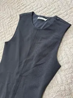 Alexander Wang 黒　ジップ　ロング　ワンピース