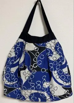 HIROKO BIS CASA ヒロコビス トートバッグ ブルー ホワイトのサムネイル