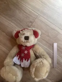 Harrods ぬいぐるみ テディベア マフラー付き