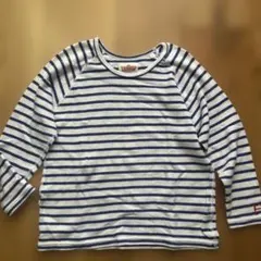 ハリラン★ランチ★青ボーダー✖️白カットソー