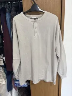 FREAK'S STORE ヘンリーネック ロングスリーブ カットソーのサムネイル