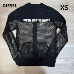 DIESELディーゼルメッシュ切替ジップアップシャツビーチウェアレディースXS