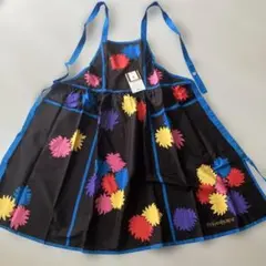 Yves Saint Laurent エプロン 花柄 ブラック - メルカリ