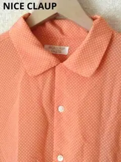 NICE　CLAUP ドット柄　ブラウス