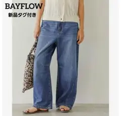 【新品】BAYFLOW [ウエストゴム仕様でノンストレス]アソートカーブデニム
