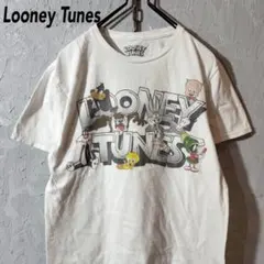 LOONEY TUNES キャラクター プリント Tシャツ 白 アメカジ　S
