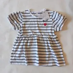 apres les cours アプレ レ クール　ボーダー　Tシャツ　130