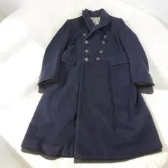 アンゴラ65% ダブル ロングコート 紺 Robes&Confections
