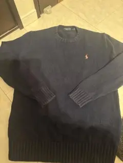 PINK PONY ネイビー 長袖セーター XS ラルフローレン