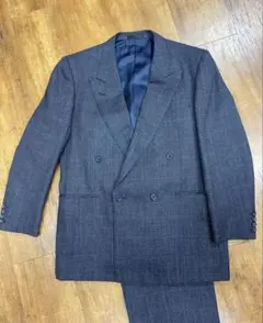 希少 美品 BURBERRY 80s 90s テーラード ダブル セットアップ