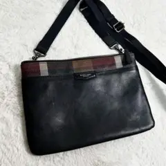 BLACK LABEL CRESTBRIDGE 2way ショルダーバック　黒
