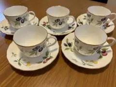 美品　Noritake ノリタケ ボーンチャイナ ティーカップ 5個セット