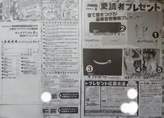 ヤングアニマルNo.６号 抽プレ応募券２枚村下小粒応募券２枚一ノ瀬瑠菜応募券１枚