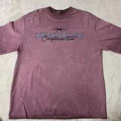 グラフィックプリント Tシャツ パープル
