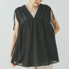 エアリーリラックスギャザーブラウス