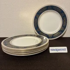 ウェッジウッド　コロンビア　ブルー&ゴールド　ディナープレート　22.5cmのサムネイル