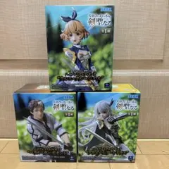 【未開封】片田舎のおっさん、剣聖になる フィギュア 3種セット売り