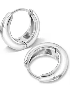 ピアス レディース フープ 金属アレルギー対応 両耳用 20G おまけピアス付き