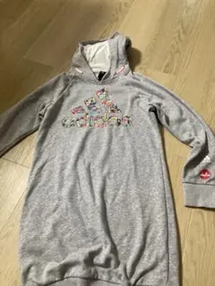 adidas グレー フード付き パーカー