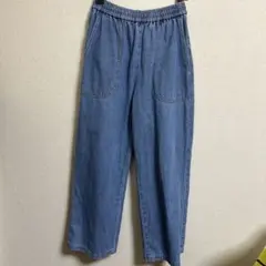 美品です⭐︎スタディオクリップ⭐︎イージーストレートデニム　ブルーM