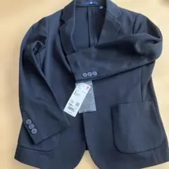 UNIQLO キッズ ジャージージャケット（フォーマル） 130サイズ　黒色