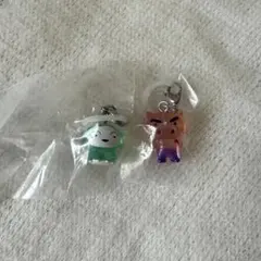 クレヨンしんちゃん めじるしアクセサリー ぶりぶりざえもん シロ 2個セット