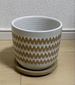 【美品】☆ACTUS 鉢カバー FARM/インナー ceramic ware
