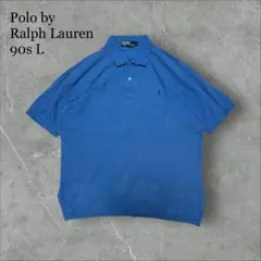 Polo by Ralph Lauren90sメキシコ製ポロシャツ夏色ポニー刺繍