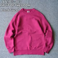 90s 00s フルーツオブザルーム スウェット 無地 ブランク 古着 S