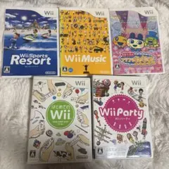 Wiiソフト　５種類まとめ売り