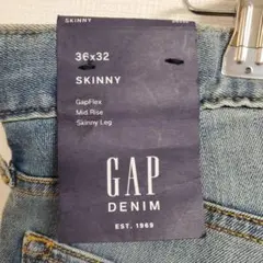 新品 GAP デニム スキニー W36 L32 ギャップ ジーンズ ストレッチ
